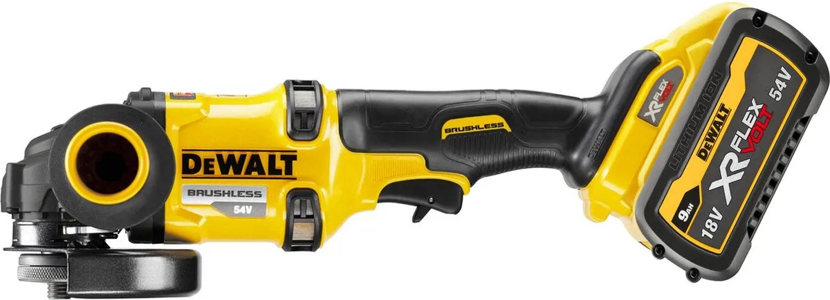 DeWalt DCG418X2 Haakse Slijper 125mm 54V XR FlexVolt - 2x Accu