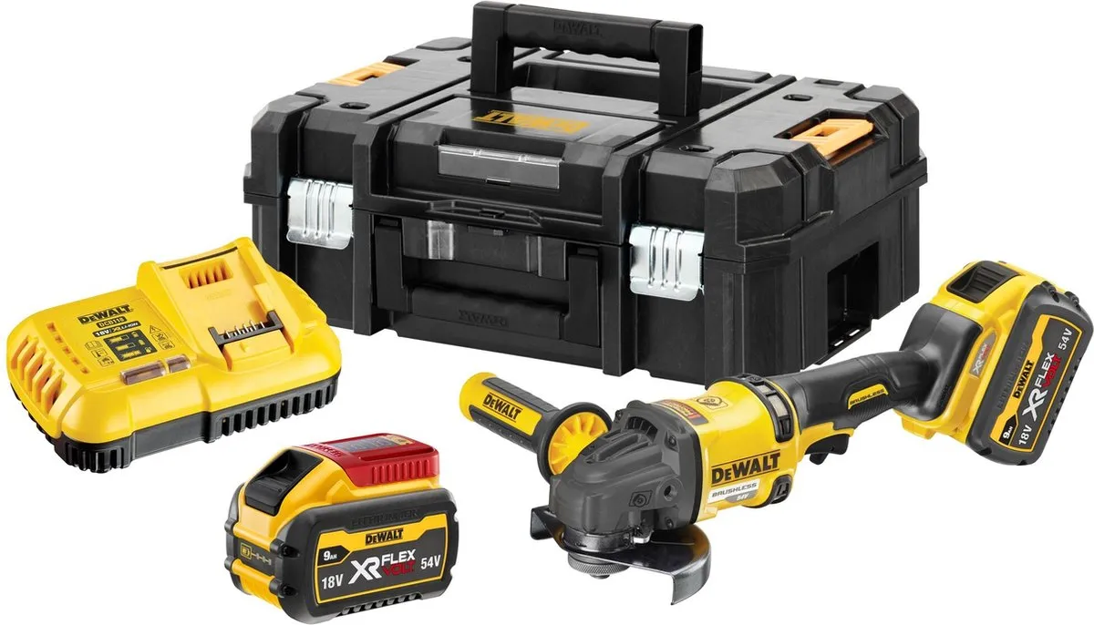 DeWalt DCG418X2 Haakse Slijper 125mm 54V XR FlexVolt