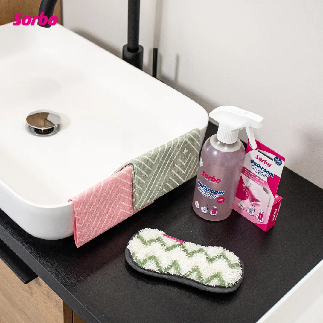 Sorbo Bathroom Wonder Microvezeldoeken - 2 Stuks - Multi