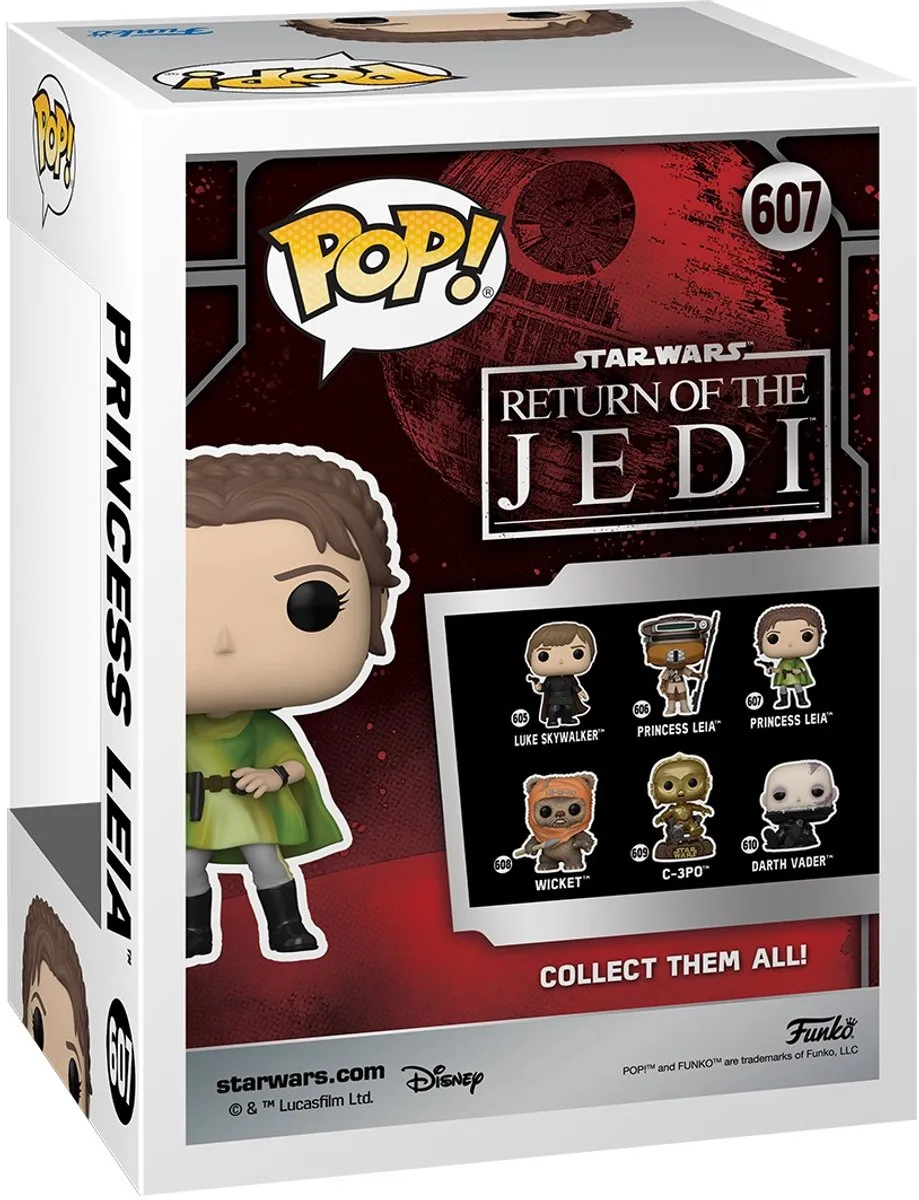 Funko Star Wars POP! Bobble-Head Leia 40th Anniversary 70747 - 9 cm - Multicolor