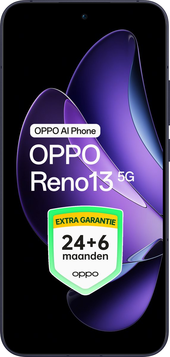 OPPO Reno13 5G - 12+256GB - 24+6 maanden extra garantie - Luminous Blue