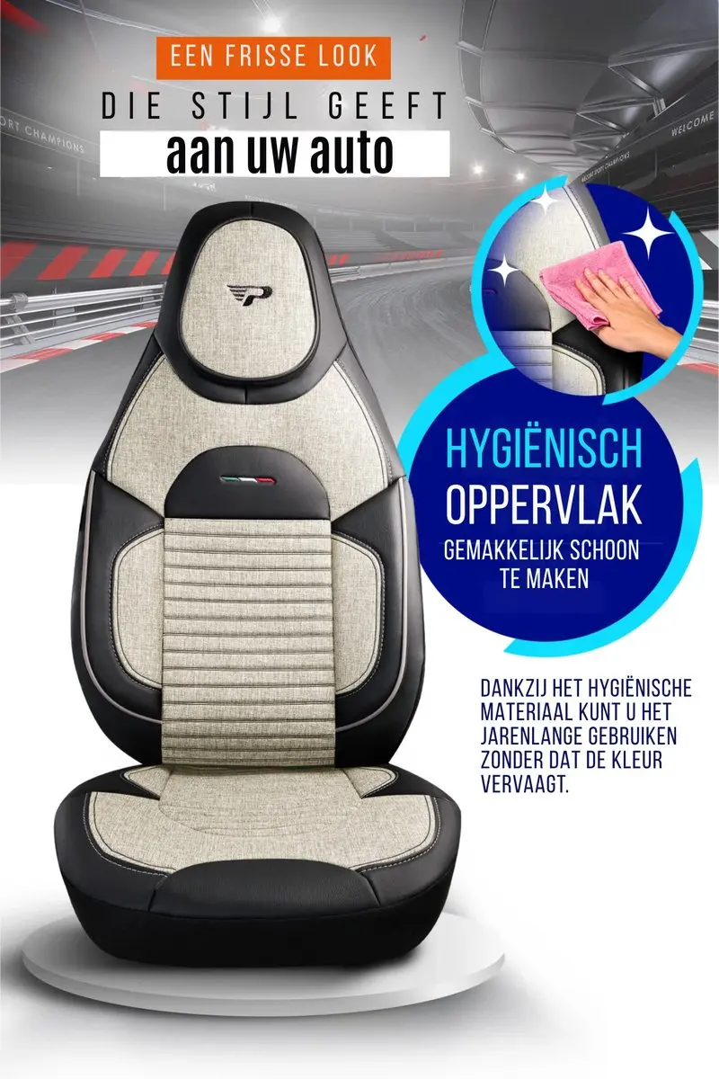 Panda Autostoelhoezen Dacia Logan - Beige