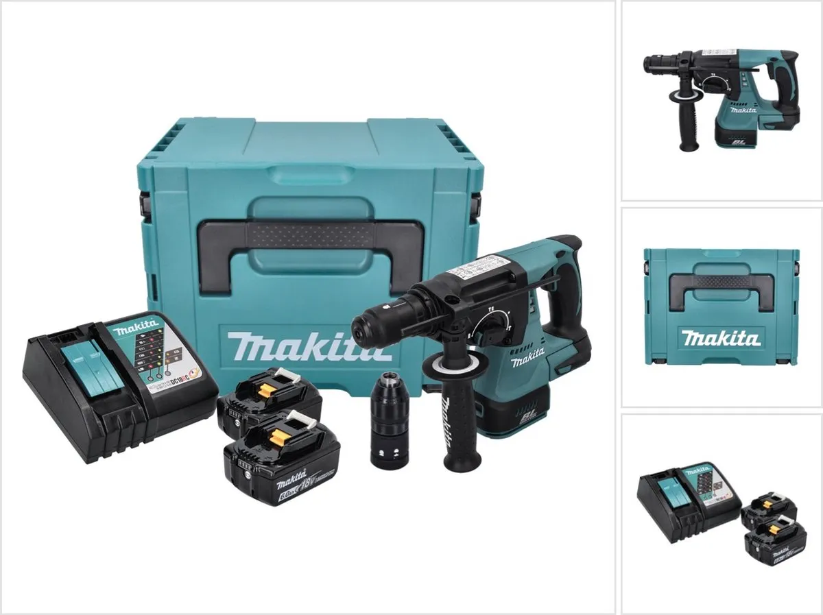 Makita DHR 243 RGJ Accuboormachine 18V SDS-plus