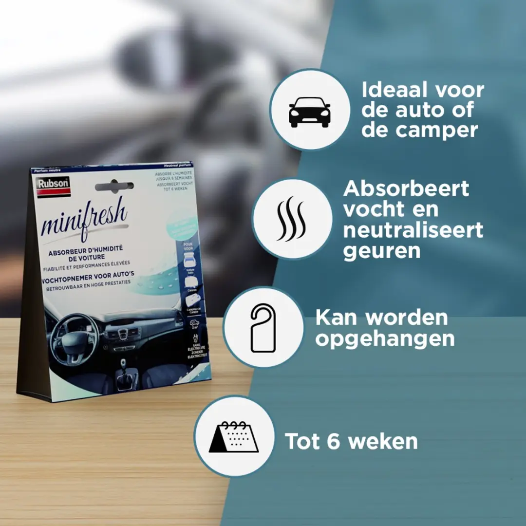 Rubson Minifresh Auto Vochtabsorber 2x50g