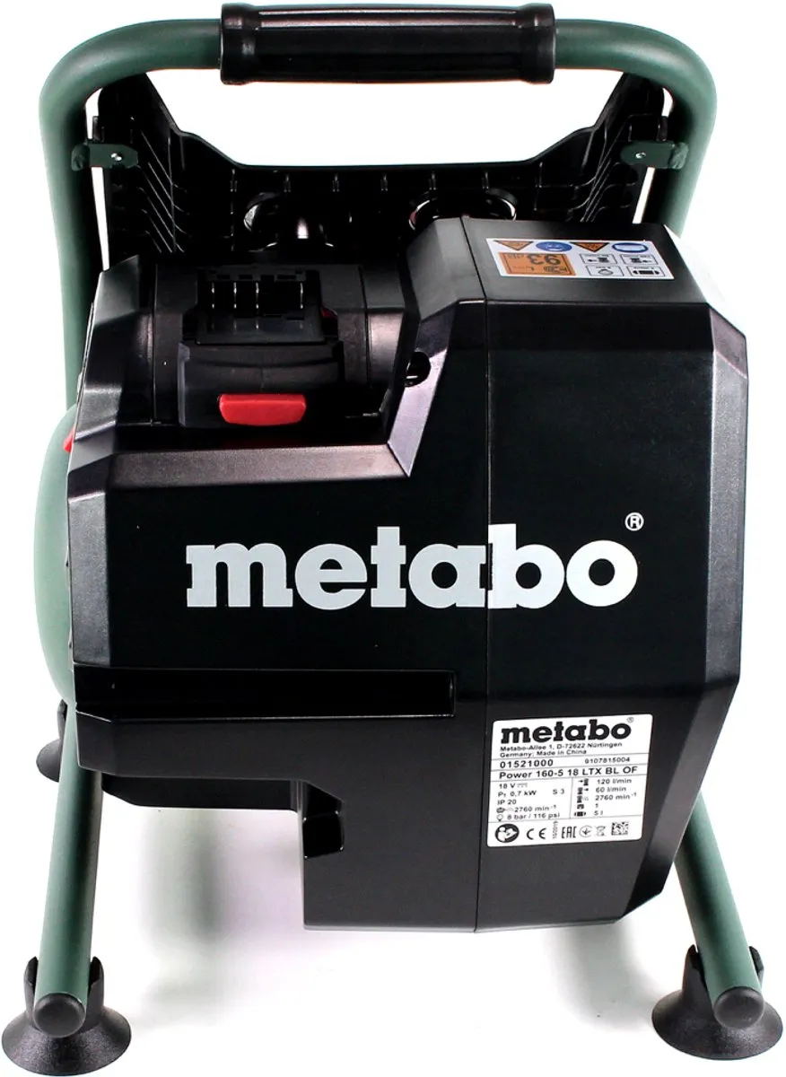 Metabo Power 160-5 18 LTX BL OF Compressor - 8,0 bar - 5,5 Ah
