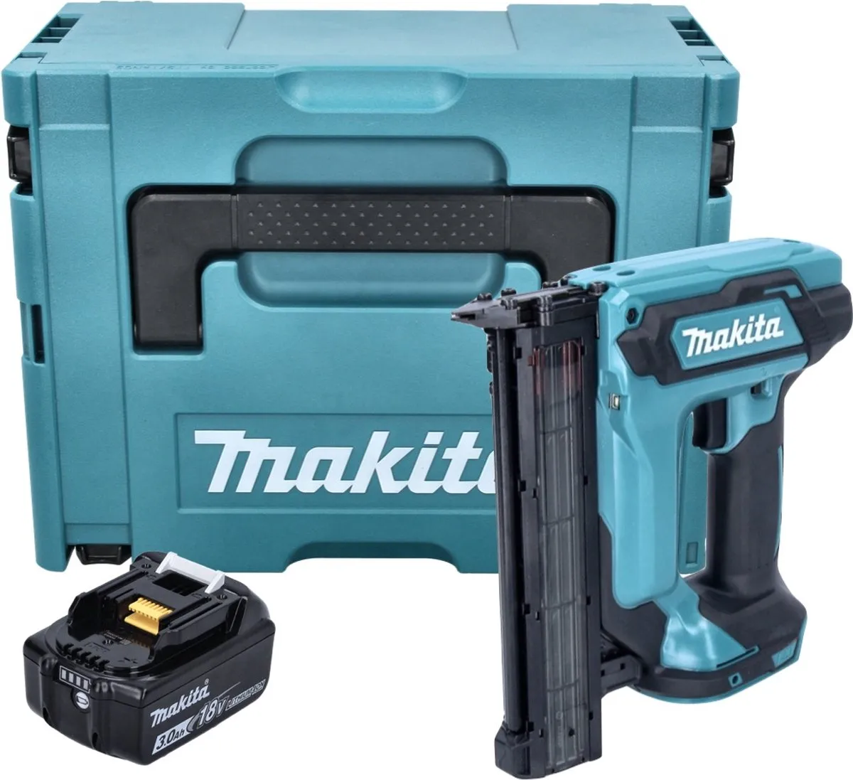 Makita DFN 350 F1J Staande Spijkermachine 18V - 3.0Ah + Makpac