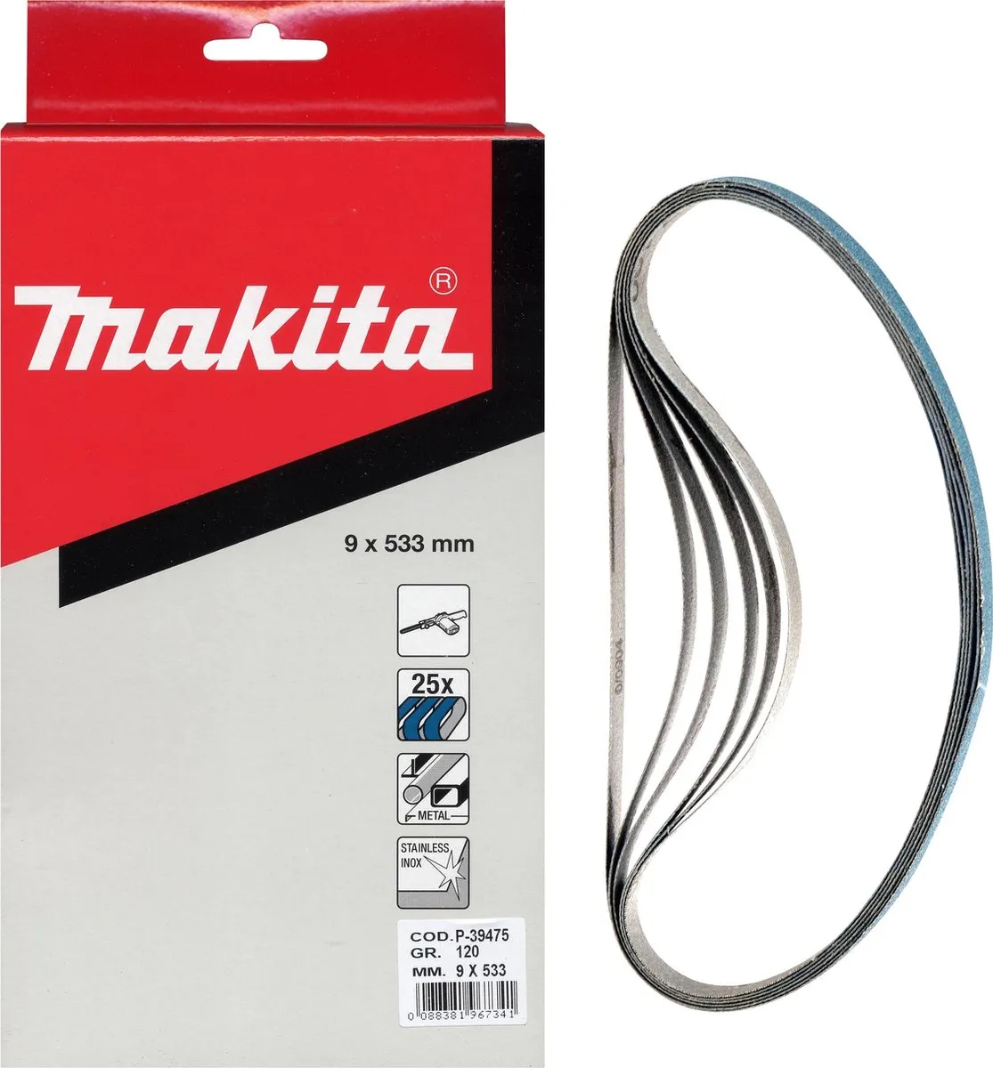 Makita P-39431 Schuurband 9x533mm