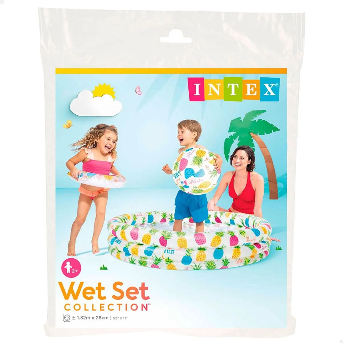 Intex Vrolijke Fruity Pool Set 59469NP - Opblaaszwembad Ø132cm - afbeelding 6 van 6