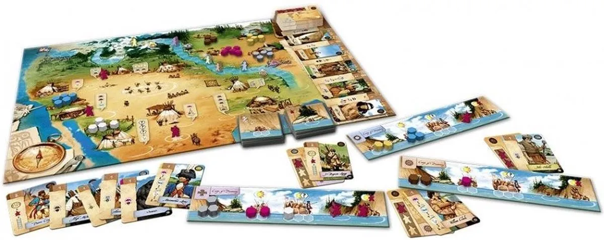 Asmodee Lewis & Clark - Bordspel - 1-5 Spelers