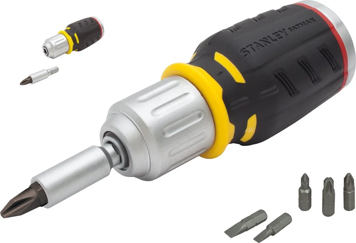 Stanley FatMax Ratelschroevendraaier Stubby FMHT0-62688 - 6 bits