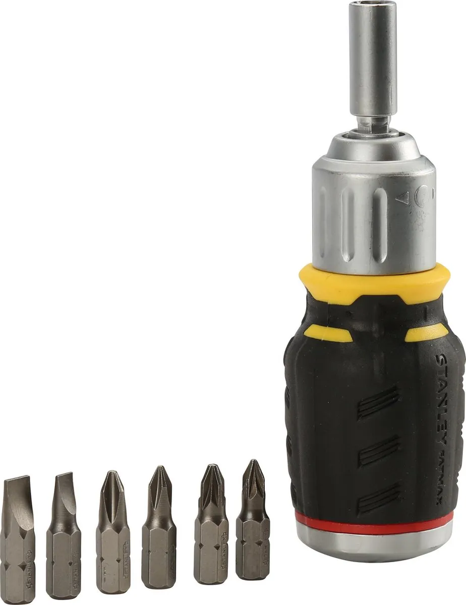 Stanley FatMax Ratelschroevendraaier Stubby FMHT0-62688 - 6 bits