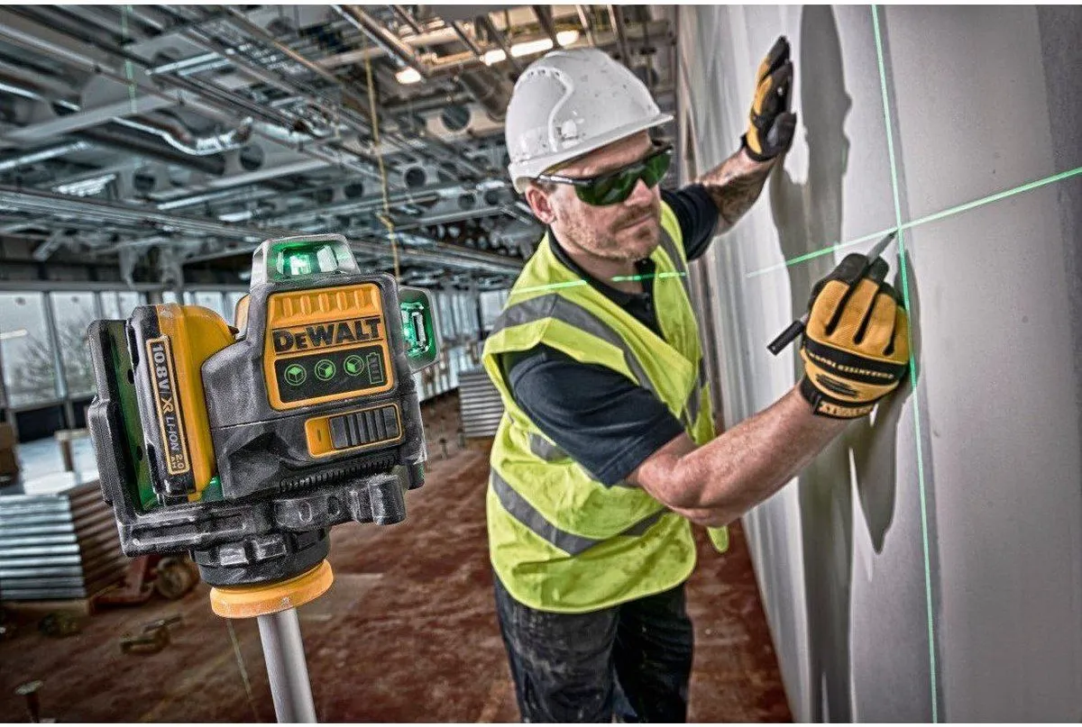 DeWalt DCE089D1GTRID Kruislijnlaser Set - 3 Lijnen 30m Groen