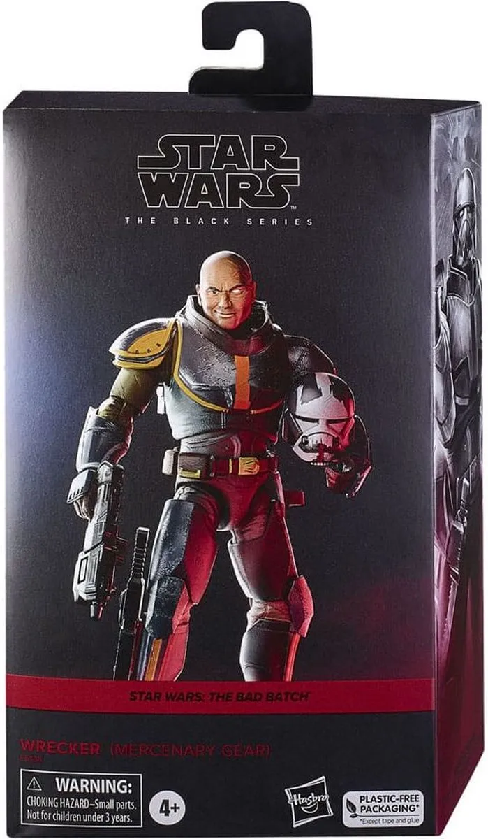 Disney Star Wars The Bad Batch Wrecker Actiefiguur 15cm - Multicolor - afbeelding 6 van 6