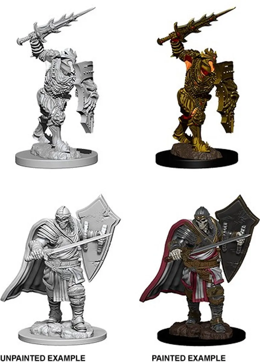 Asmodee D&D Miniatures Death Knight & Horror