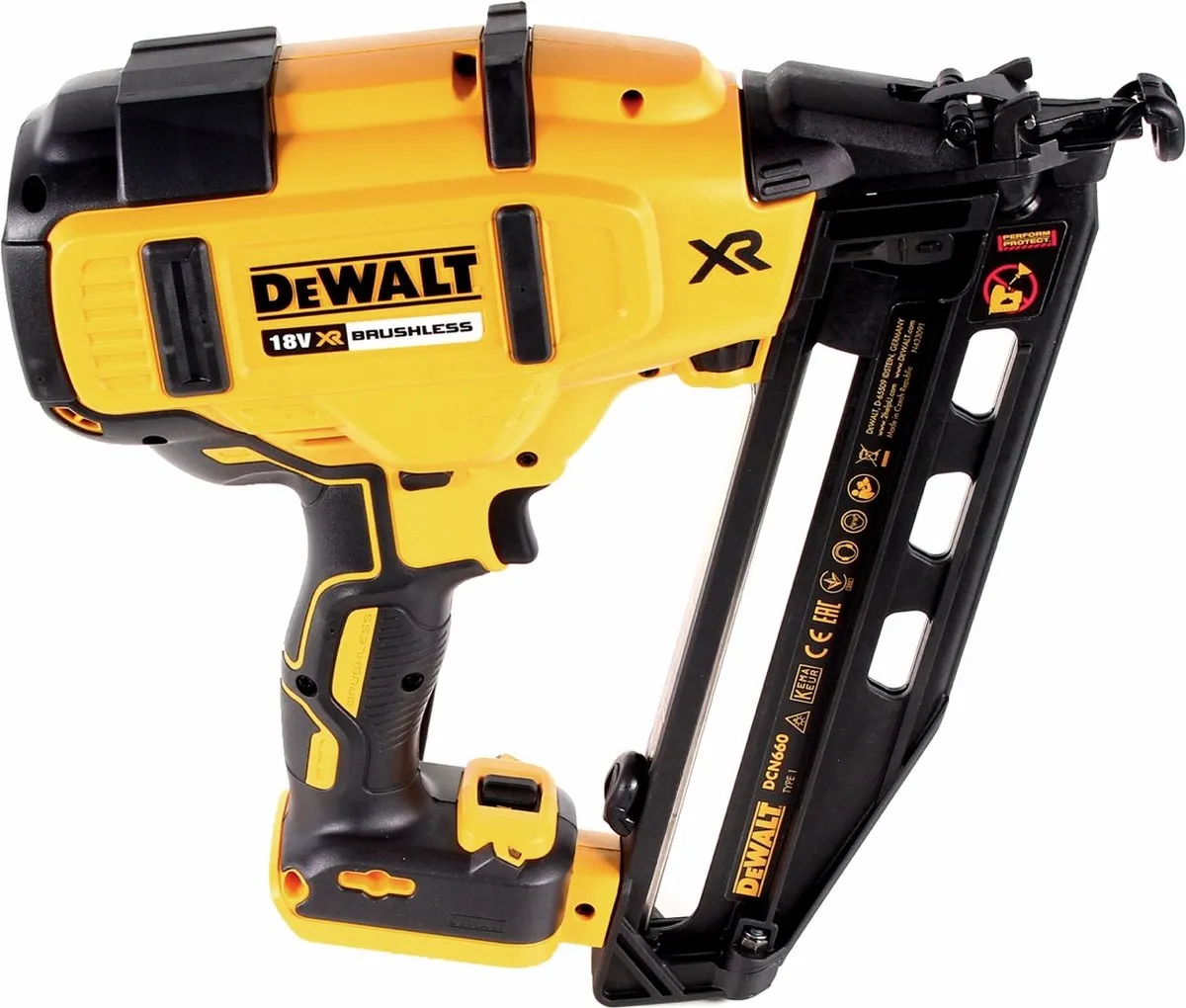 DeWalt DCN660N Accu Afwerktacker 18V - 32-63mm - Koolborstelloos