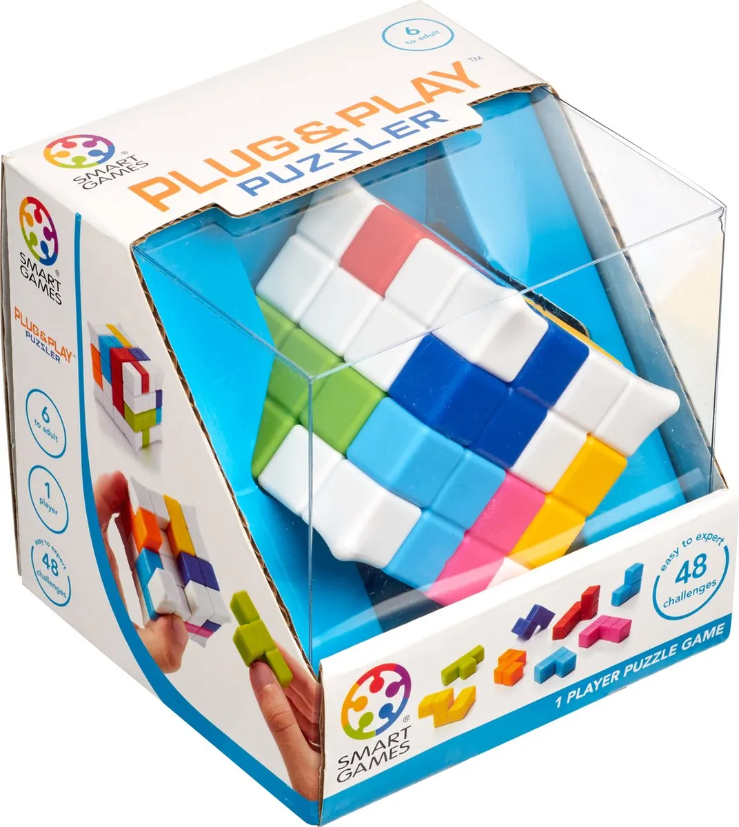 SmartGames Plug & Play Puzzler SG 502 Kubus Puzzel - afbeelding 6 van 6
