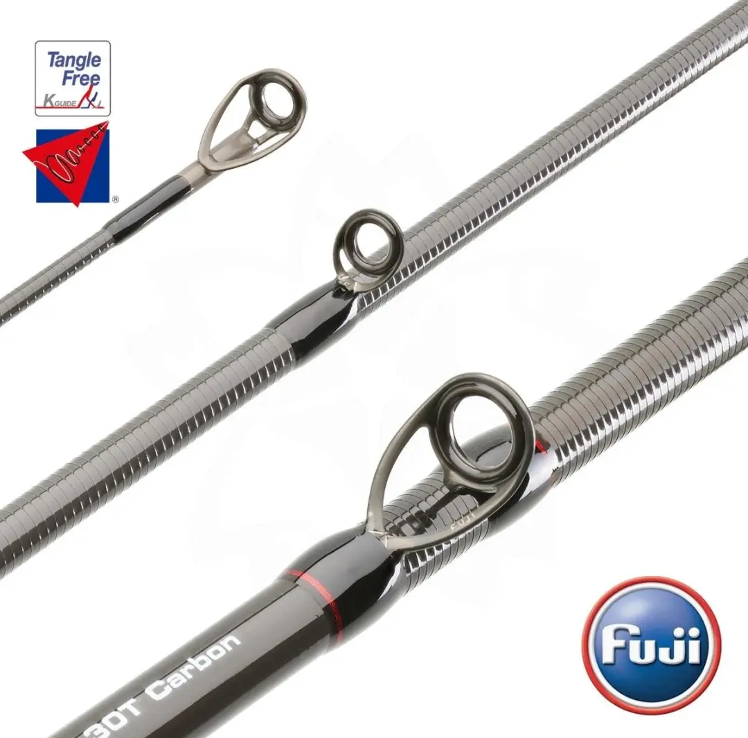 Sakura Ryokan FW Casting RFWC 2-delig - Xtra Heavy 2.24m - 14-70g - Rood/Zwart