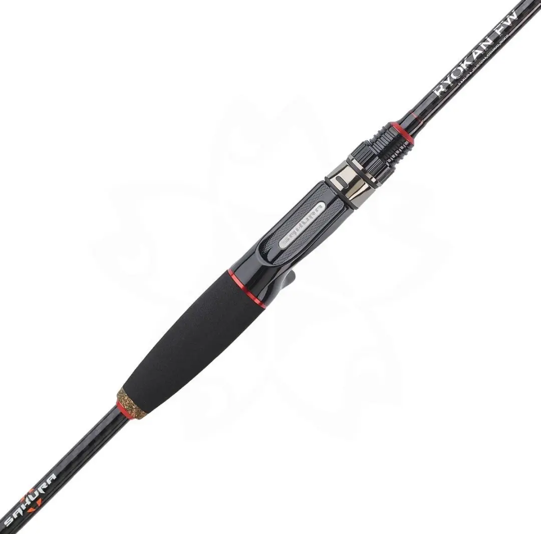 Sakura Ryokan FW Casting RFWC 2-delig - Xtra Heavy 2.24m - 14-70g - Rood/Zwart
