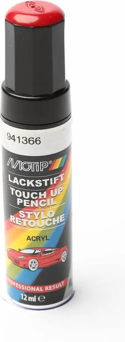 Motip 941366 Auto Lakstift Rood 12ml
