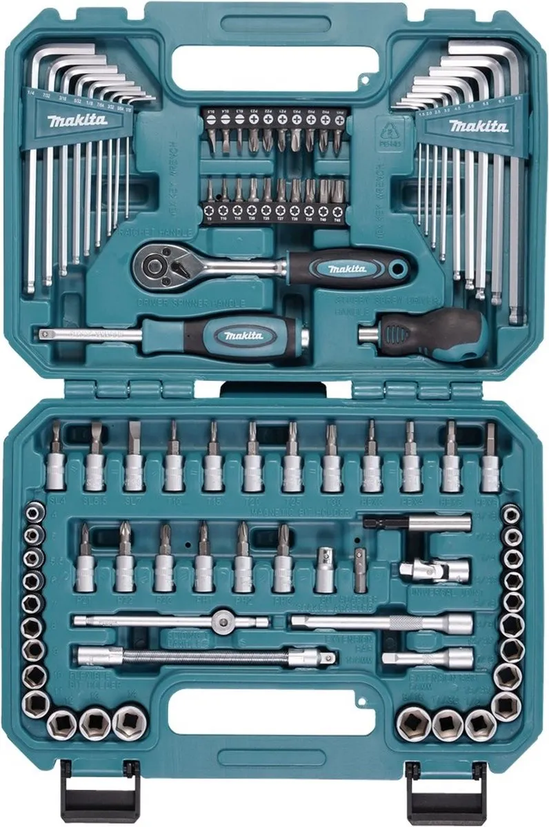Makita E-15752 Handgereedschapsset 91-delig