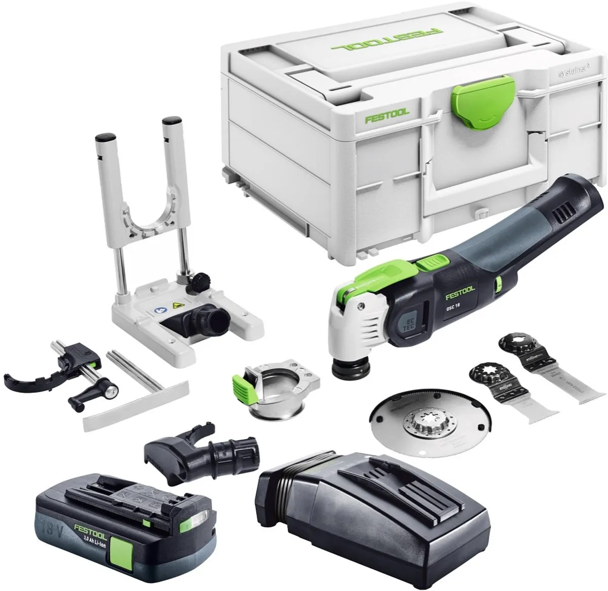 Festool VECTURO OSC 18 E-Basic Set 576592 - 18V - 7-delig