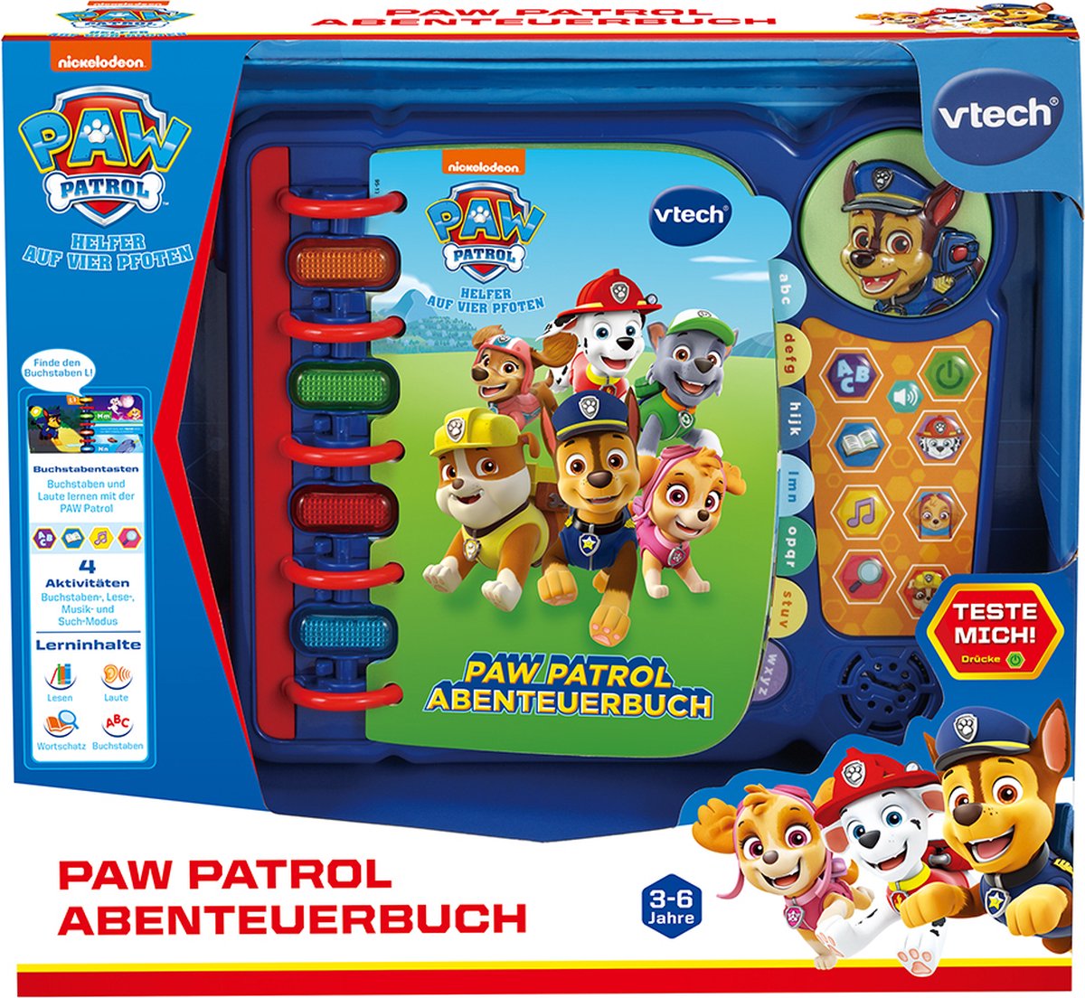 VTech Paw Patrol 618104, 3 jaar, Geluid, Spreekfunctie, AA, Kunststof, Meerkleurig