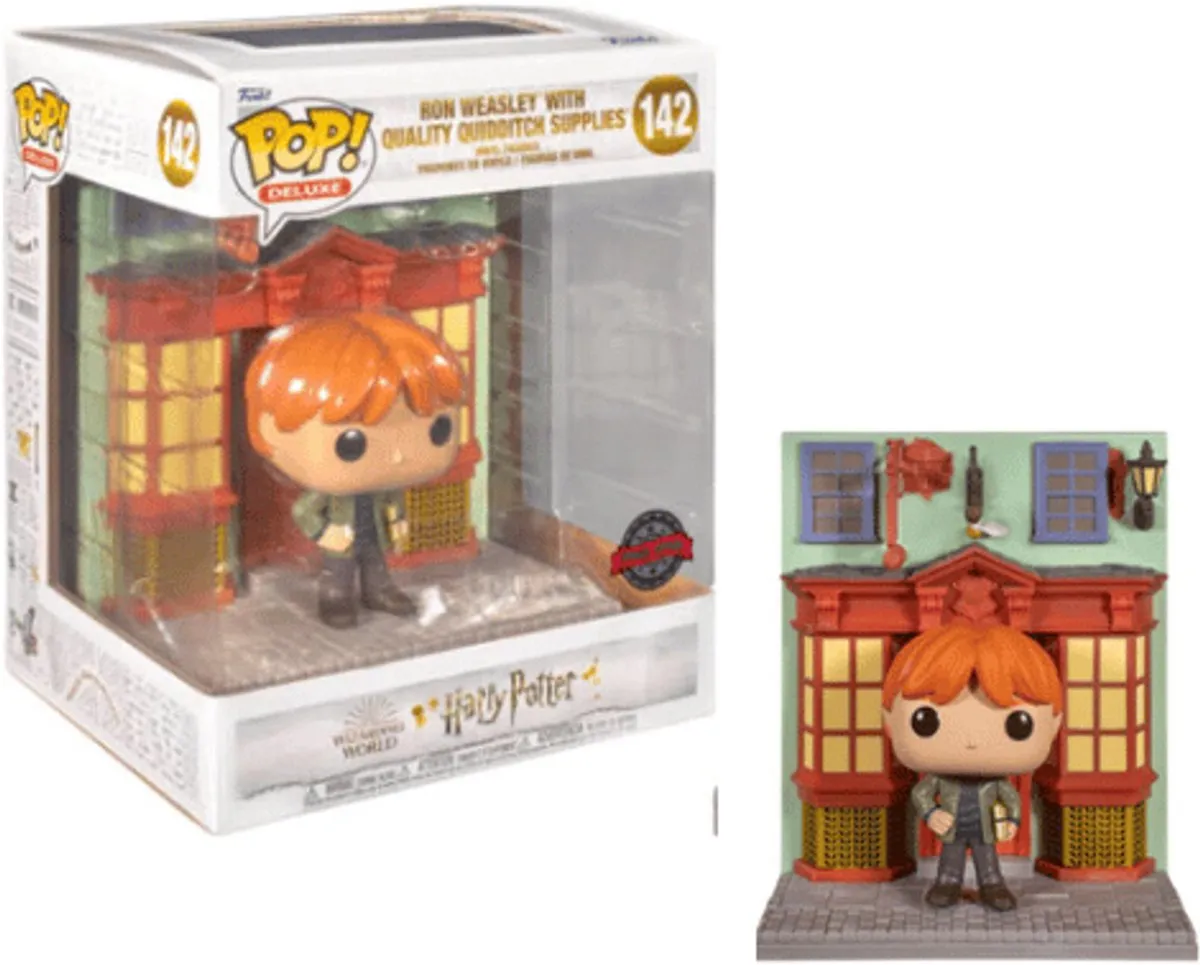 Funko Pop! Deluxe Ron Weasley Quality Quidditch - Exclusief - Multi - afbeelding 3 van 3