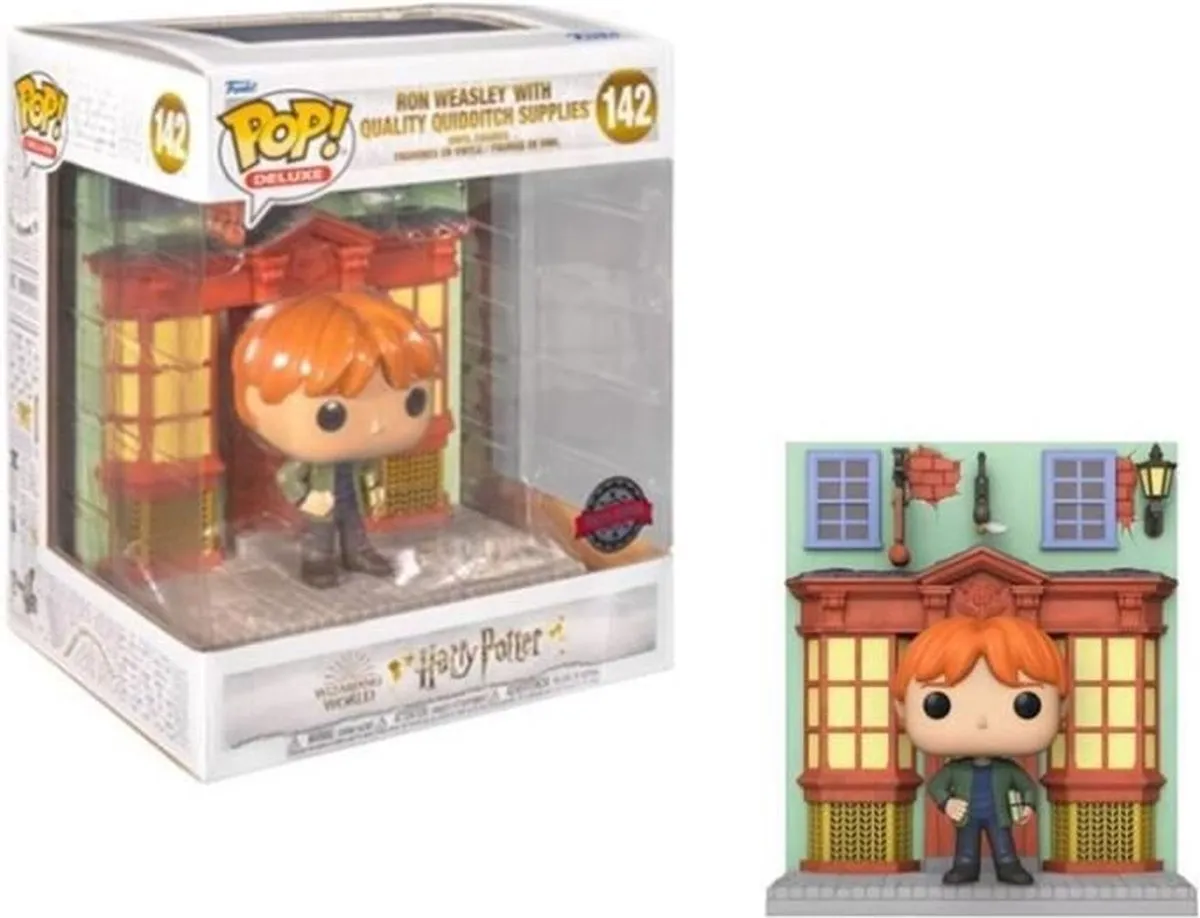 Funko Pop! Deluxe Ron Weasley Quality Quidditch - Exclusief - Multi - afbeelding 2 van 3