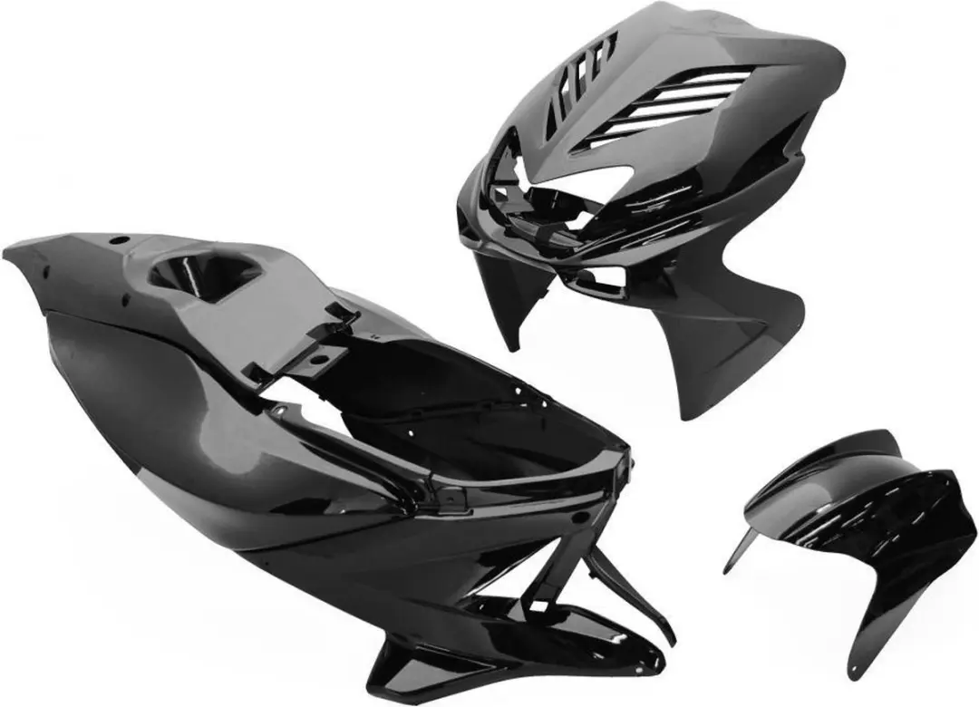 Replay Kuipset Yamaha Aerox 8-delig - Glanzend zwart