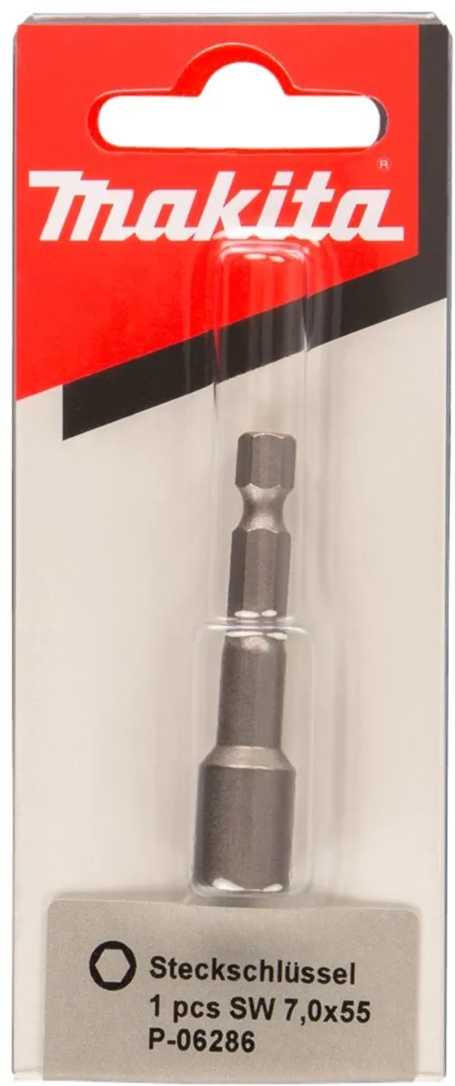 Makita Dop 7,0x55mm 1/4 ZK Vorm E P-06286