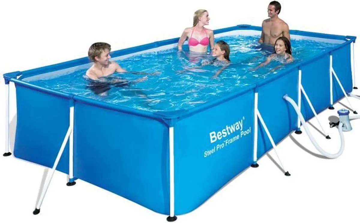 Bestway Rechthoekig Zwembad 400x211x81cm - 5.70m³ - Blauw
