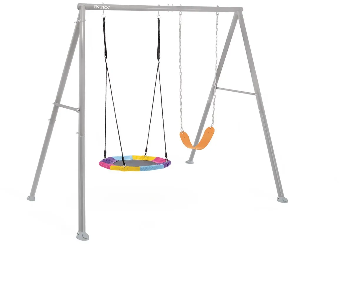 Intex Saucer & Swing Twee Activiteiten Schommelset - Grijs