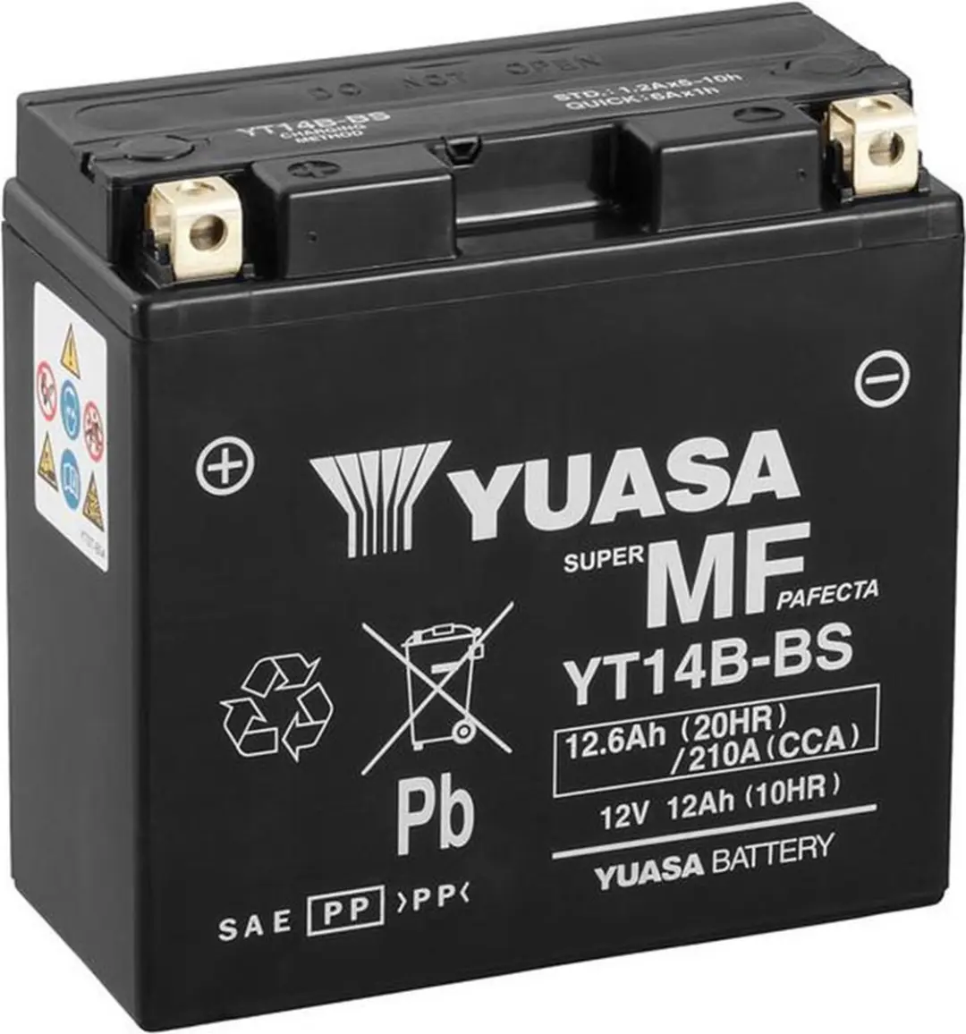 Yuasa YT14B WC Accu 12V 12.6Ah