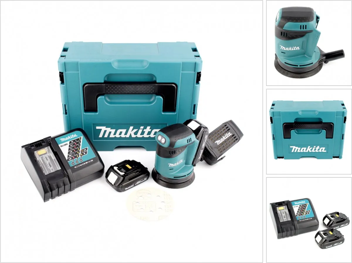 Makita DBO 180 RYJ Excentrische Schuurmachine