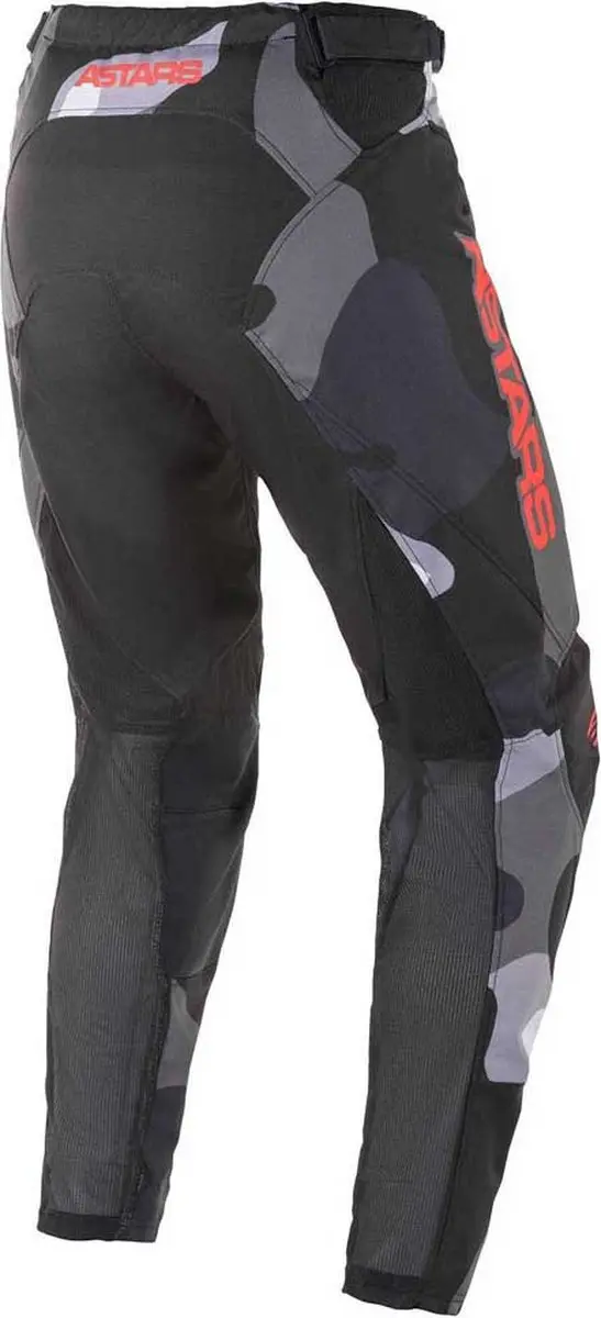 Alpinestars Racer Tactical Broek - Maat 30 - Grijs Camo Rood Fluo