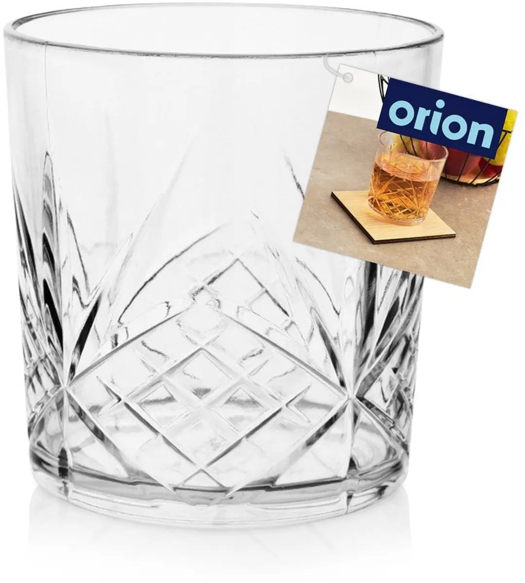 Orion Charisma Plastic Glas 350ml - Transparant