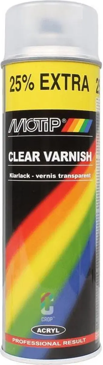 Motip Clear Varnish 400ML - Meerkleurig