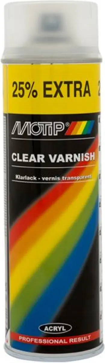 Motip Clear Varnish 400ML - Meerkleurig - afbeelding 6 van 6