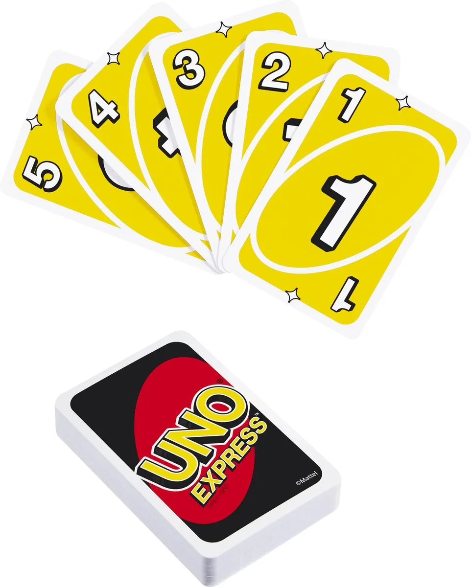 Mattel Uno Express JDF56 Kaartspel
