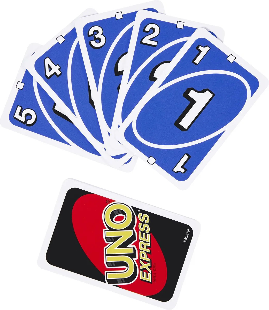Mattel Uno Express JDF56 Kaartspel - 2-4 Spelers