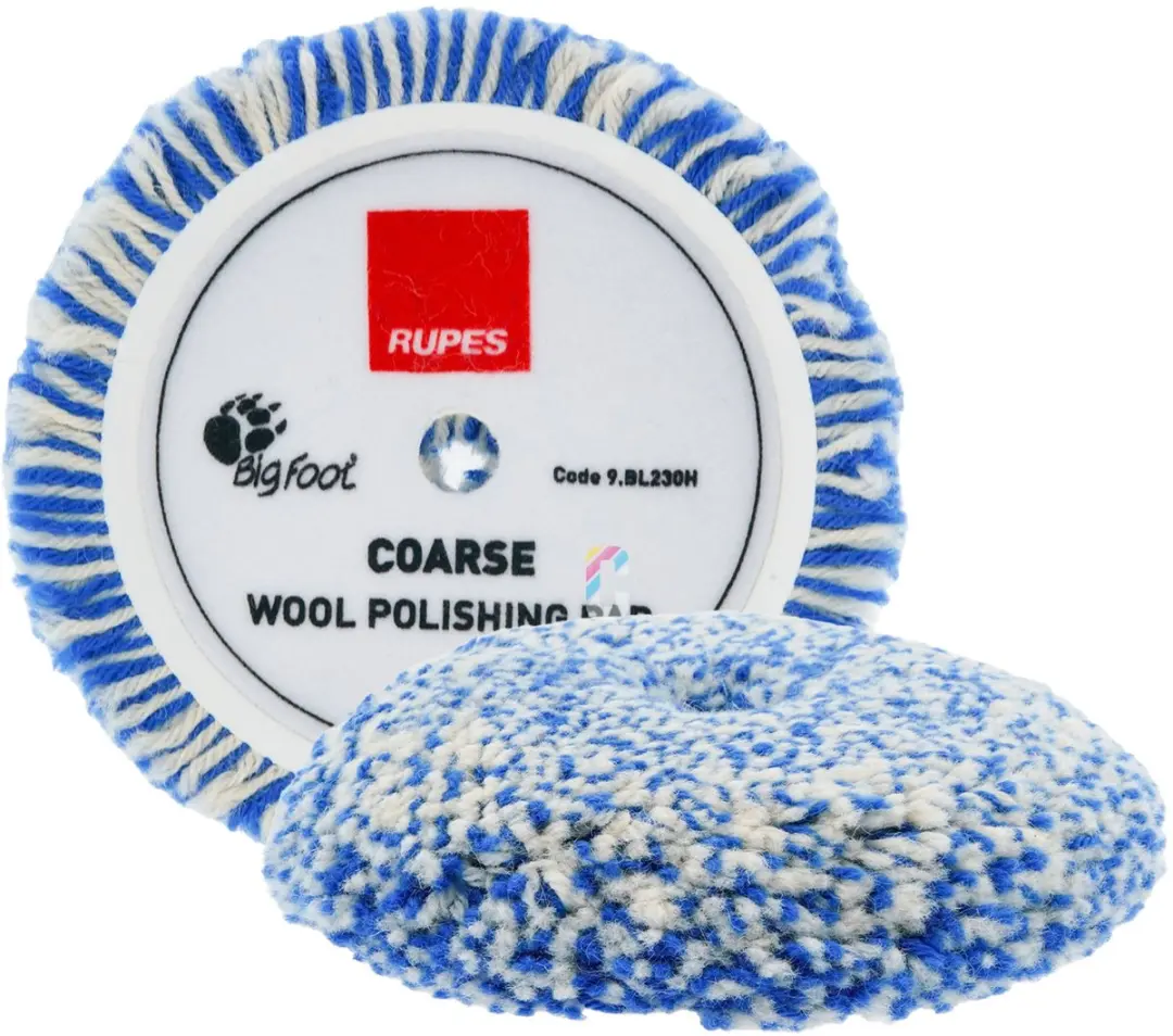 Rupes Twisted Rotary Wool Polijstpad 165mm