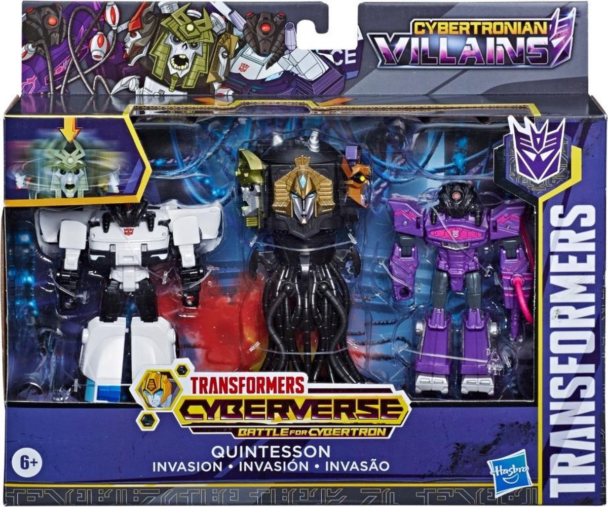 Hasbro Transformers Cyberverse Quintession Invasion Speelset