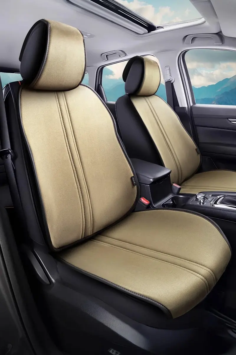 Panda Universele Autostoelhoezen Beige - Airbagcompatibel