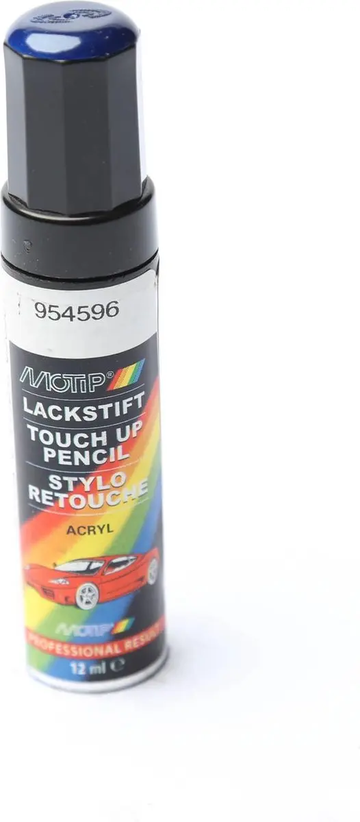 Motip Auto Lakstift Blauw Metallic 12ml