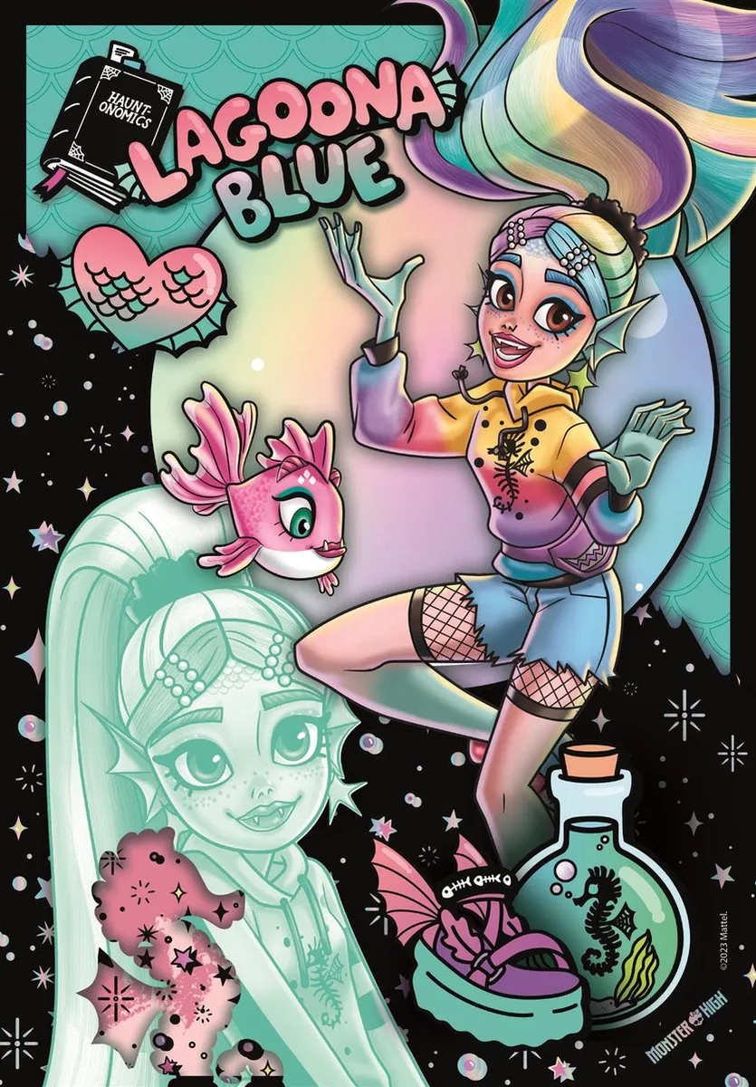 Clementoni Monster High Coffin Pack Lagoona Blue Puzzel 150 Stukjes