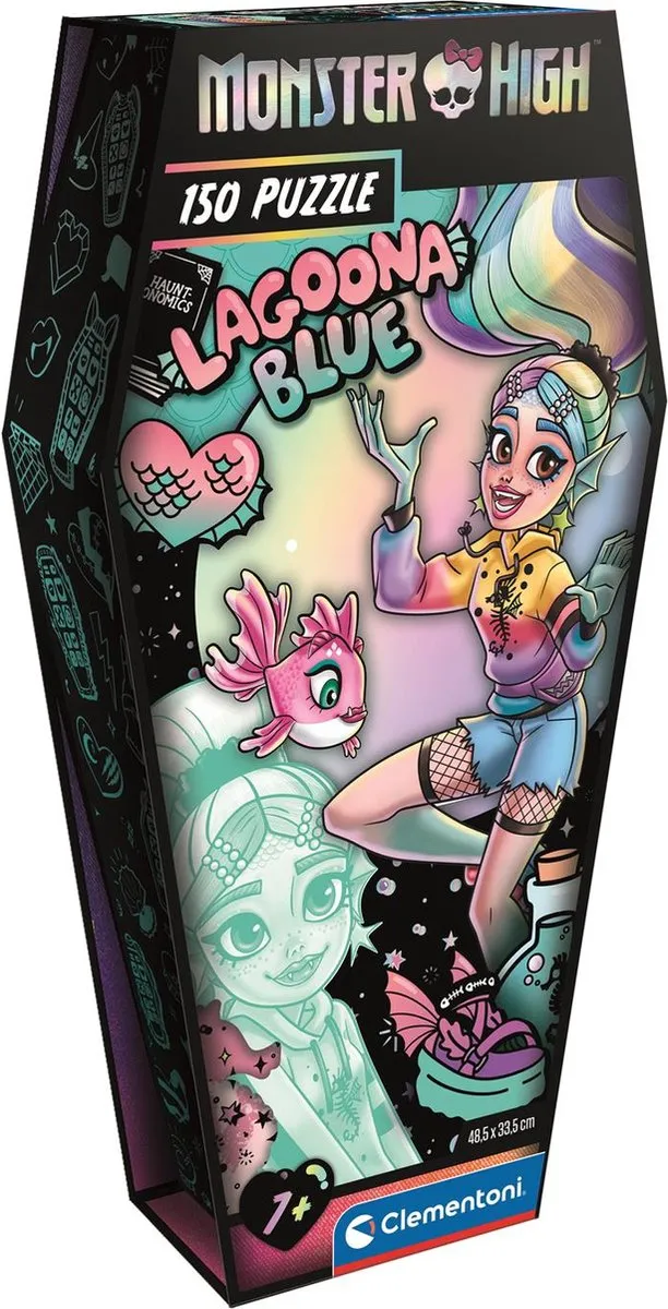 Clementoni Monster High Coffin Pack Lagoona Blue Puzzel 150 Stukjes