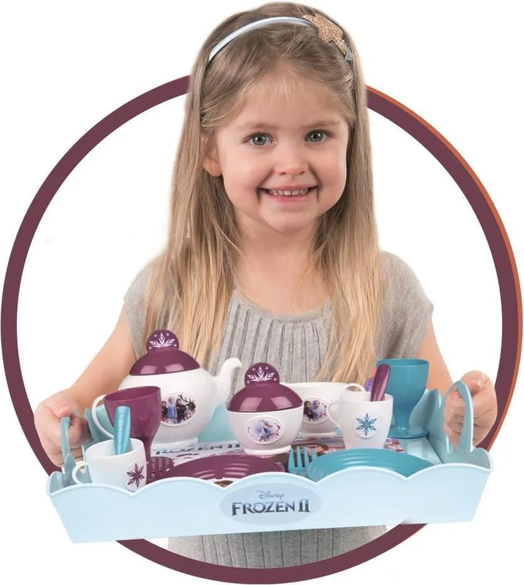 Smoby Frozen II Trolley - Blauw