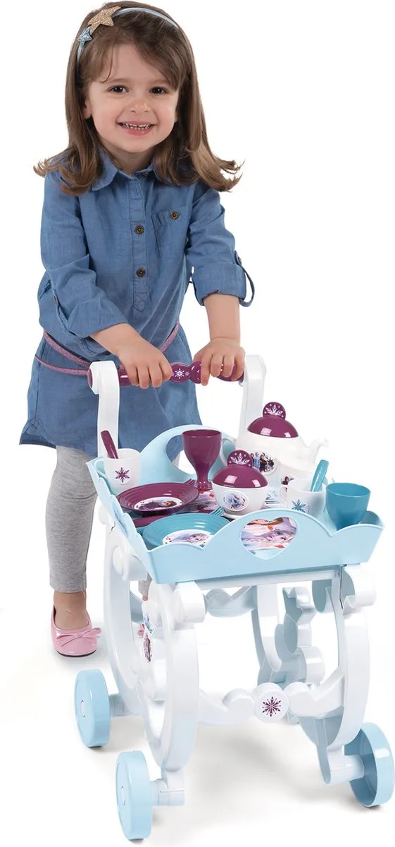 Smoby Frozen II Trolley - Blauw