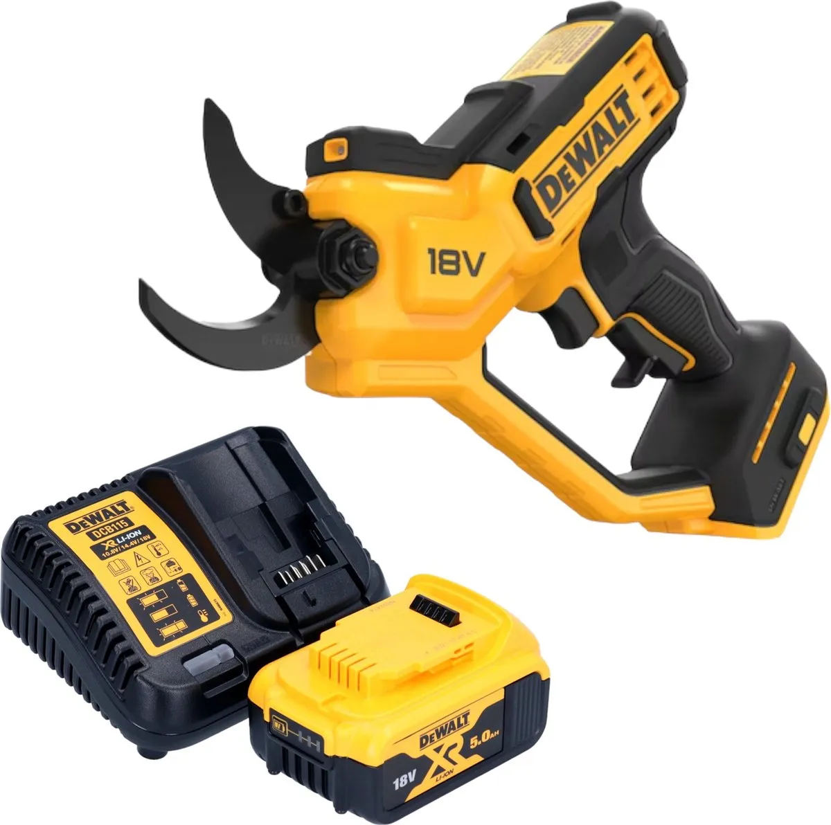 DeWalt DCMPP568P1 Accu Snoeischaar 18V XR 5.0Ah - afbeelding 6 van 6