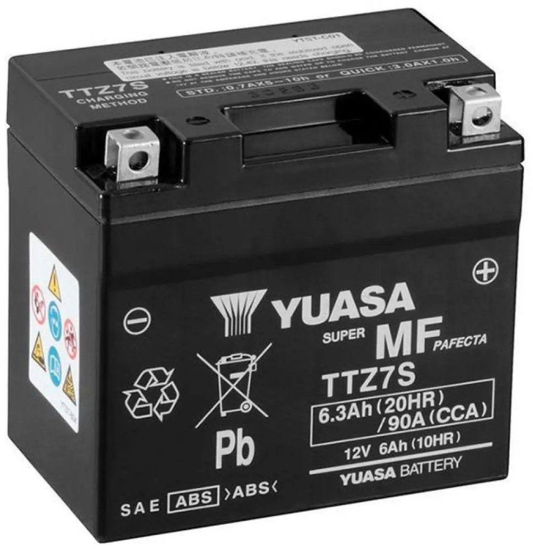 Yuasa YTZ7S-BS Motoraccu 12V 6.3Ah